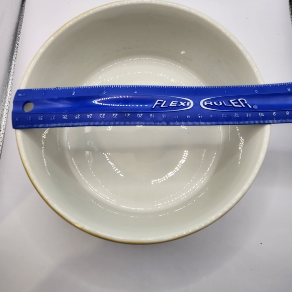 Vintage Glazed Brown Soufflé Baking Dish - Picture 5 of 5